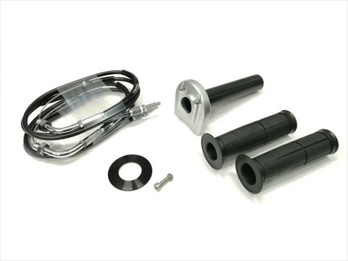 ACTIVE(アクティブ)  【4538792579306】 1063221 スロットルKIT (ホルダー:TYPE-3 SIL) 巻取φ32 (メッキ金具) 900mm