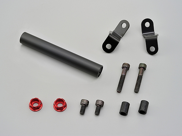 【DAYTONA(デイトナ)】 【4909449573341】車種別マルチバーホルダー レッド Ninja400/Ninja250 17862の通販は