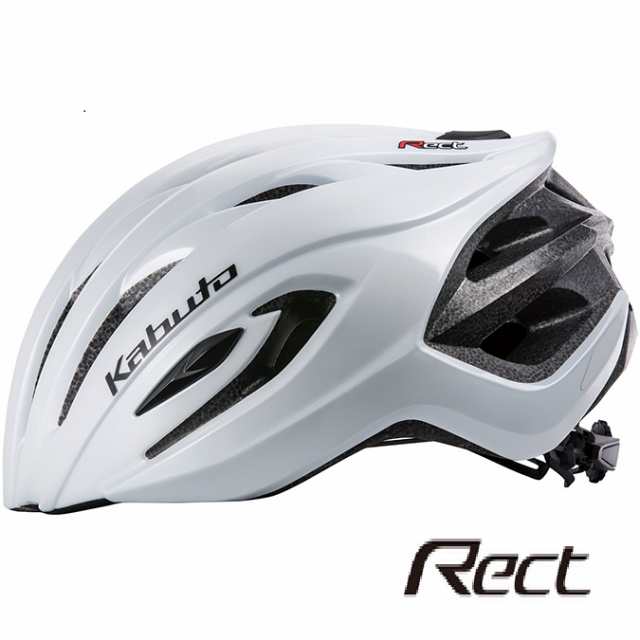 【送料無料】【OGK kabuto】 【4966094576707】RECT レクト G-1マットホワイト M-L 57-60cm 【日本人にフィットするコンパクトでスタイリッシュなレース対応モデル】の通販は