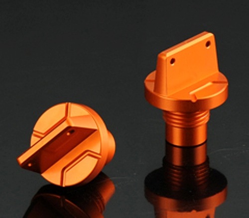 【ヴォーグ】 【4562310070983】VORGUE     オイルフィラーキャップ TYPE-A       オレンジ KTM DUKE125／200／250／390 -16 VGK5002
