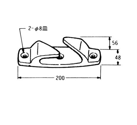 【送料無料】【ヤマハ(YAMAHA)】 フェアリーダ　リード金具　船舶　マリン A006162310【YAMAHA純正】