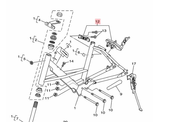 【ヤマハ(YAMAHA)】 X82-8A8J0-50 キーアセンブリ 電動自転車 代替品番:X92-8A8J0-00 補修部品　鍵　カギ　キー