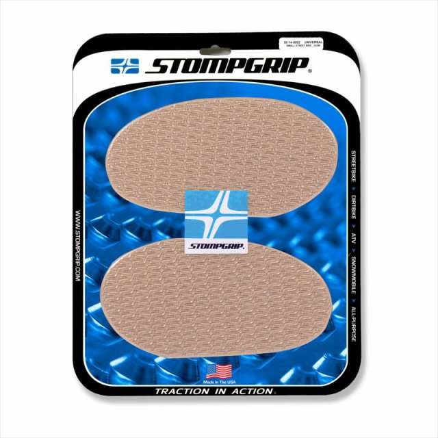 【ストンプグリップ】 【4550255020279】STOMPGRIP  トラクションパッドタンクキット クリア     ICON 汎用 スモール（12x22.2cm）