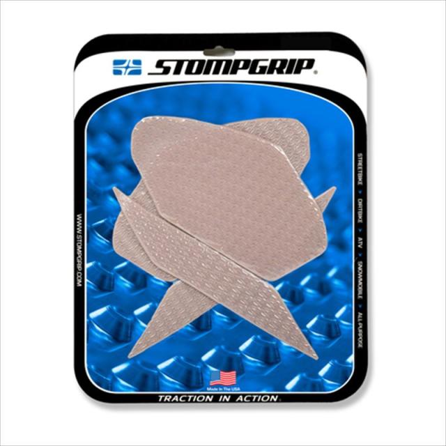 【ストンプグリップ】 【4550255702700】STOMPGRIP  トラクションパッドタンクキット クリア     ICON Ninja250／400 18-20