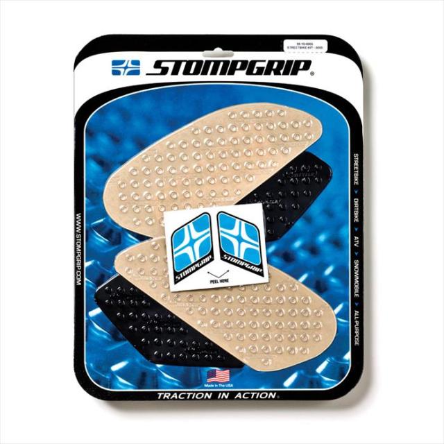 【ストンプグリップ】 【4548664029211】 STOMPGRIP トラクションパッドタンクキット クリア YZF-R6 06-07 P039-8490