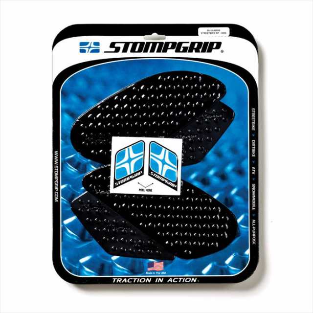 【ストンプグリップ】 【4548664029228】 STOMPGRIP トラクションパッドタンクキット ブラック YZF-R6 06-07 P039-8491