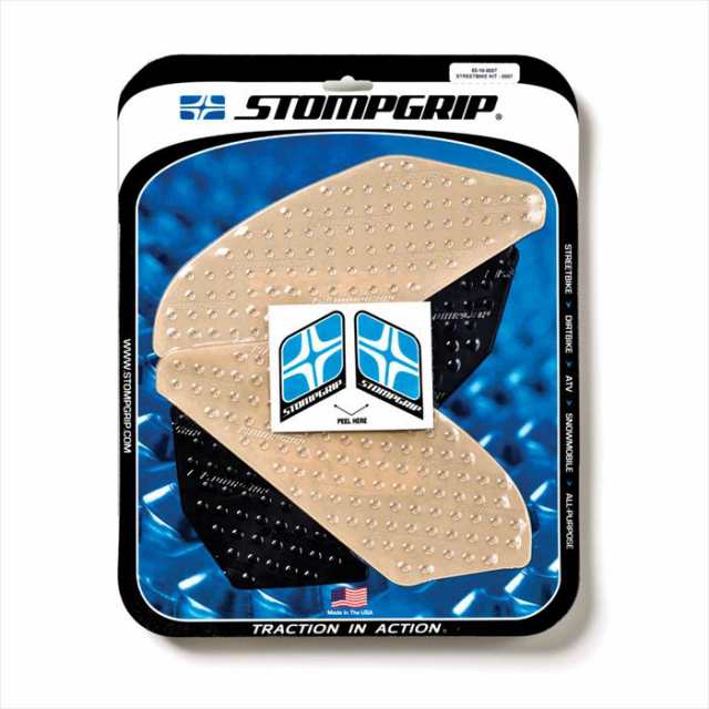 【ストンプグリップ】 【4548664029259】 STOMPGRIP トラクションパッドタンクキット クリア YZF-R1 09-14 P039-8494