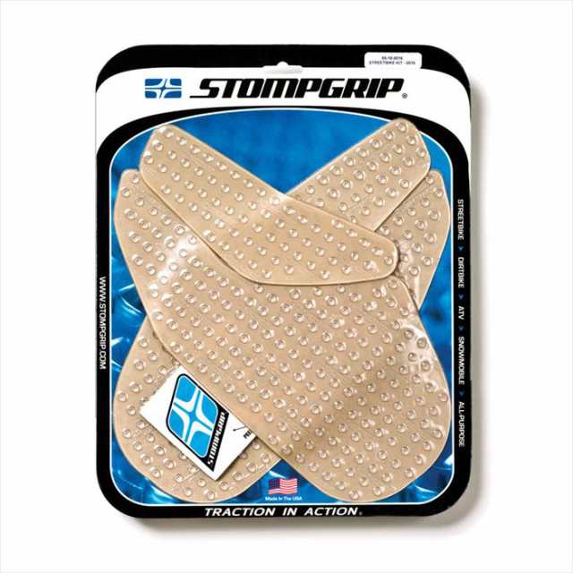 【ストンプグリップ】 【4548664029358】 STOMPGRIP トラクションパッドタンクキット クリア CBR1000RR 04-07 P039-8504