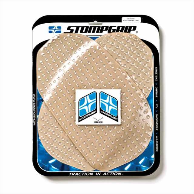 【ストンプグリップ】 【4548664029679】 STOMPGRIP トラクションパッドタンクキット クリア GSXR1000 01-02/GSXR600/750 02-03 P039-8536