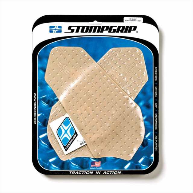 【ストンプグリップ】 【4548664484423】 STOMPGRIP トラクションパッドタンクキット クリア GSXR600 11-17 P046-7166 12,100円