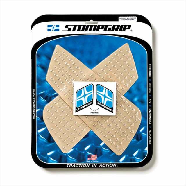 【ストンプグリップ】 【4548664601097】 STOMPGRIP　トラクションパッドタンクキット クリア　 SPEED TRIPLE1050 05-10 P048-7224の通販は