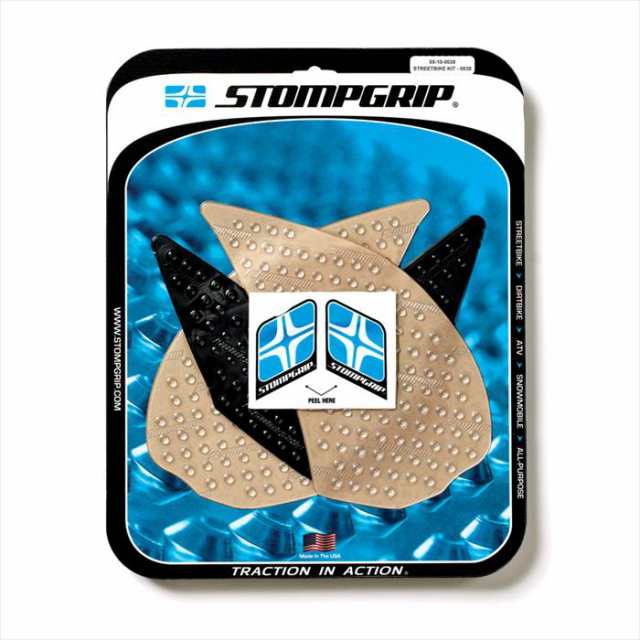 【ストンプグリップ】 【4548664648528】 STOMPGRIP トラクションパッドタンクキット クリア Z1000 10-16 P049-4216の通販は