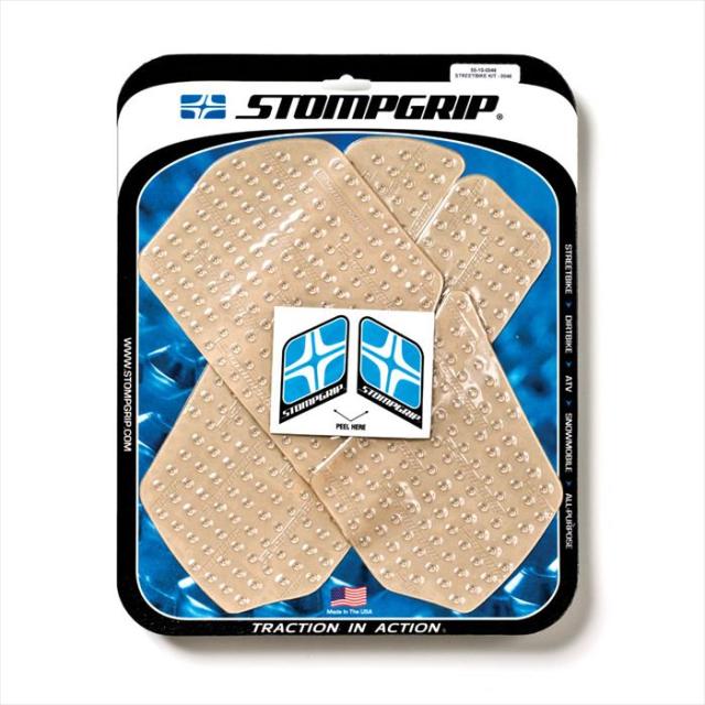 【ストンプグリップ】 【4548664918188】 STOMPGRIP　トラクションパッドタンクキット クリア　 1400GTR／CONCOURSE14 10-17 P054-9312