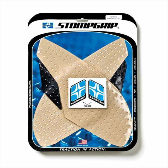 【ストンプグリップ】 【4548664918324】 STOMPGRIP トラクションパッドタンクキット クリア DAYTONA675 13-18 P054-9326