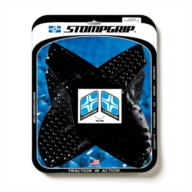 【ストンプグリップ】 【4548664918355】 STOMPGRIP　トラクションパッドタンクキット ブラック　StreetTriple675 13-17 P054-9329