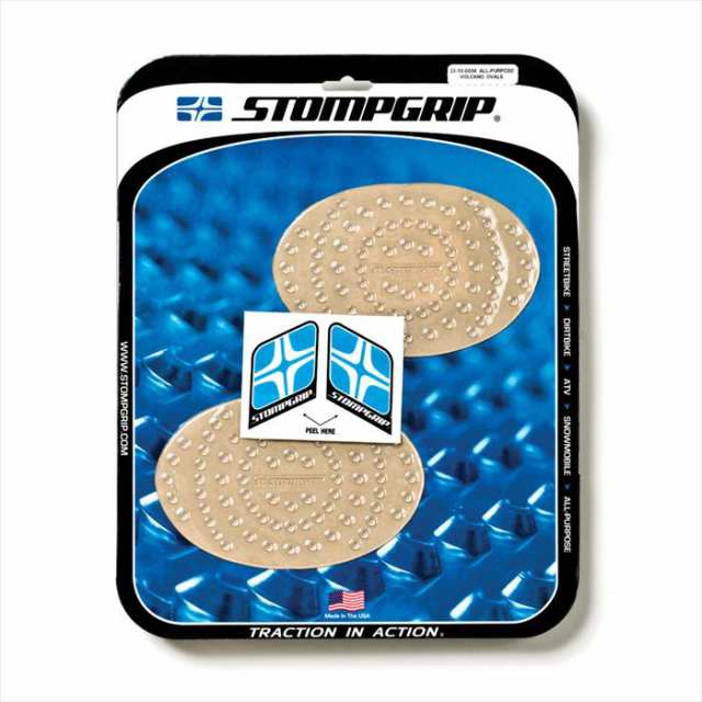 【ストンプグリップ】 【4548916247196】 STOMPGRIP ユニバーサル OVALS ボルケーノ クリア P061-6429の通販は