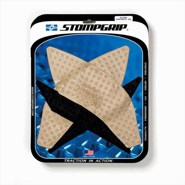 【ストンプグリップ】 【4548916398638】 STOMPGRIP トラクションパッドタンクキット クリア YZF-R1 15-20 P064-3252の通販は