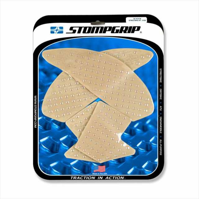 【ストンプグリップ】 【4549950009146】 STOMPGRIP トラクションパッドタンクキット クリア FZ10 17/MT-10 17 P073-9090