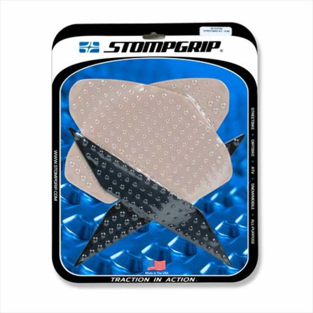 【ストンプグリップ】 【4549950870814】 STOMPGRIP トラクションパッドタンクキット クリア NINJA250／400 18 P089-4707