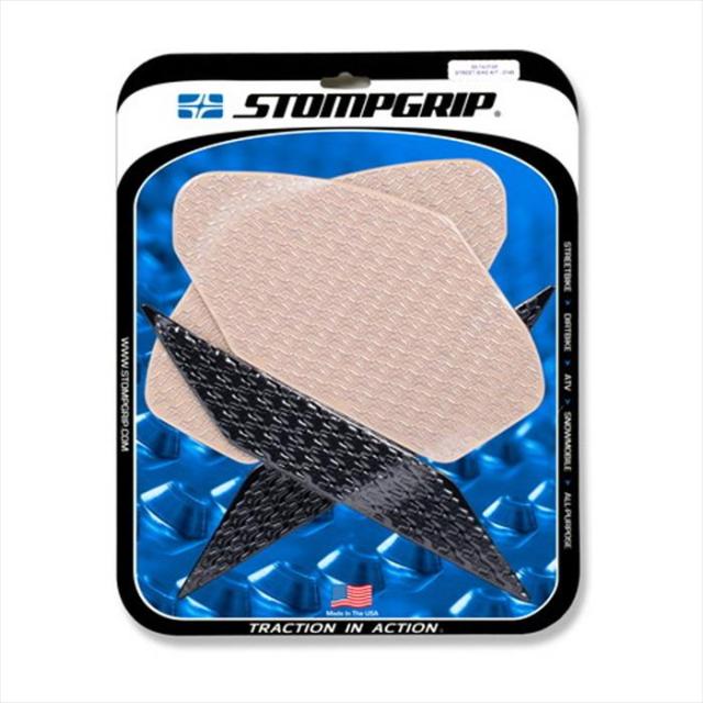 【ストンプグリップ】 【4550255375935】 STOMPGRIP　トラクションパッド タンクキット　　icon クリア Ninja250／400 18-19 P099-7336