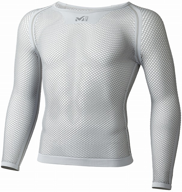 【MILLET】 MIV01356 【定形外】ドライナミック　3/4スリーブ　ライトグレー　S/M 5,113円