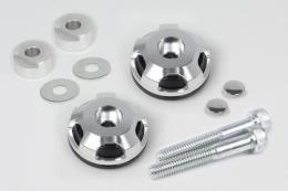 【SP武川(TAKEGAWA)】 【4514162243701】 06-01-0412 2ピースバーエンド(ブラック/シルバー)の通販は