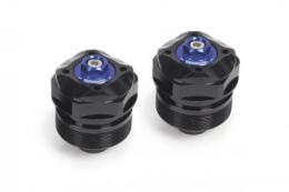 【SP武川(TAKEGAWA)】 【4514162231609】 06-02-0072 フロントフォークトップボルト(ブラック/ブルー) 8,592円