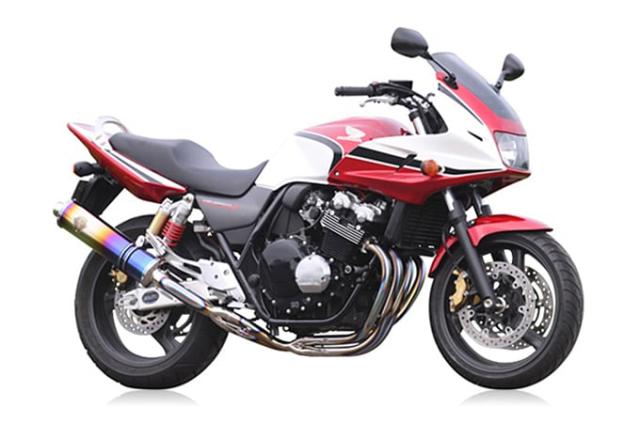 【アールズギア】 【4582329780703】 r's gear CB400SF/CB400SB SPEC3（'99〜'07） ワイバン シングル チタンポリッシュ WH11-01TIの通販は