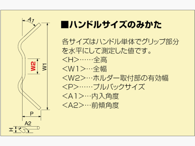 HURRICANE(ハリケーン)】 【4936887010787】 H714-041C BMコンチ3型 ハンドルSET バイクパーツ