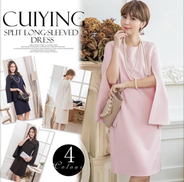 袖あり パーティードレスお呼ばれ ショートワンピース 大人 上品 Aライン 結婚式 披露宴 フォーマル 代30代40代 着痩せ ショールの通販はau Wowma 山室商店