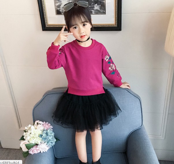 子供服 ワンピース フォーマル キッズドレス チュールワンピース 長袖 リボン Kids Dress 上下セット チュールスカートの通販はau Pay マーケット 山室商店