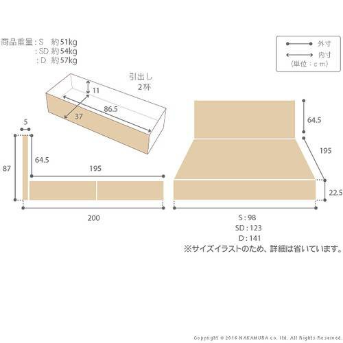 ベッド シングル ベット ベッドフレーム おしゃれ 安い 北欧 一人暮らし チェストベッド ミドル ベッド下収納 引き出し付き 大容量 収納 の通販はau Pay マーケット アットカグ