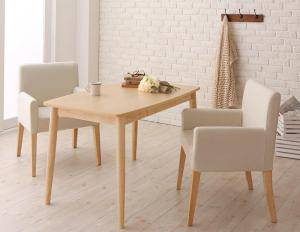 ダイニングテーブルセット 2人用 椅子 一人暮らし コンパクト 小さめ ワンルーム おしゃれ 安い 北欧 食卓 3点 ( 机+チェア2脚 ) 幅115 デザイナーズ クール スタイリッシュ ミッドセンチュリー 引き出し 収納 の通販は