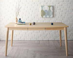 ダイニングテーブル おしゃれ 安い 北欧 食卓 テーブル 単品 モダン 会議 事務所 ( 机 幅150×80 ) 4人用 5人用 引き出し 収納 デザイナーズ クール スタイリッシュ ミッドセンチュリー の通販は