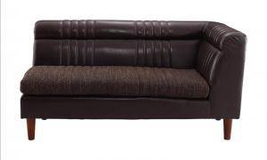 ソファー 2人掛け 2人用 ダイニングベンチ 食事 ダイニングチェア 椅子 おしゃれ 安い レザー 革 合皮 ( 片肘 右アーム ) 140cm ボックス ファミレス 脚 ルンバ 西海岸 ヴィンテージ レトロ ミッドセンチュリー ブルックリン サーフ系 メンズの通販は