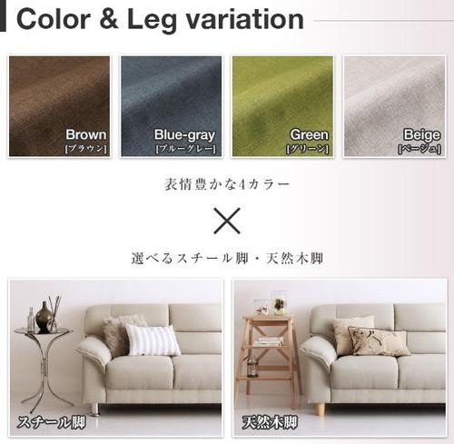 ソファー ソファ おしゃれ 安い 北欧 2人掛け 二人掛け+ 3人掛け 三人掛け 応接セット オフィス 自宅 リビングソファー ( ソファ2点セット木脚タイプ2P+3P )_4