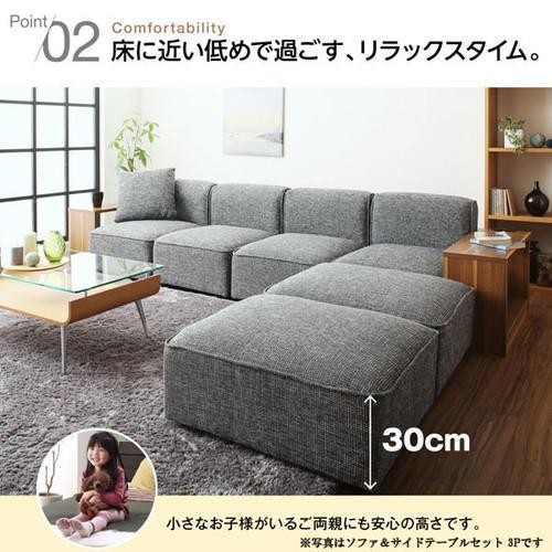 コーナーソファー コーナーソファ ローソファー ローソファ 座椅子 低い 椅子 ソファー ソファ L字 l型 おしゃれ 安い 北欧 2人掛け 二人掛け 2人用 二人用 ( サイドテーブル肘2P )_8