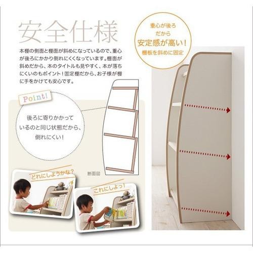 本棚 おしゃれ 北欧 安い 収納 整理 棚 ラック ウッド 大容量 子供 シェルフ 書棚 単行本 コミック 文庫本 漫画 マンガ cd dvd マガジンラック ( ワイド ) 約 幅95 奥行30 高さ90 ロータイプ 低い キッズ 軽量 ヴィンテージ ビンテージ 西海岸 レトロ モダン a4 3段_3