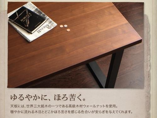 ダイニングテーブルセット 5人用 コーナーソファー L字 l型 ベンチ 椅子 おしゃれ 安い 食卓 レザー 合皮 カウチ 4点 ( 机+ソファ1+右肘ソファ1+チェア1 ) 幅150 西海岸 ヴィンテージ インダストリアル レトロ ミッドセンチュリー 高さ65 ロータイプ 低め ウォールナット_3