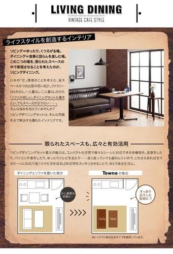 ダイニングテーブル おしゃれ 安い 北欧 食卓 テーブル 単品 モダン 会議 事務所 ( 机 幅100×60 ) 高さ67 ロータイプ 低め 2人用 4人用 コンパクト 小さめ オーク 木製 西海岸 ヴィンテージ インダストリアル レトロ サーフ ブルックリン ミッドセンチュリー ファミレス風_2