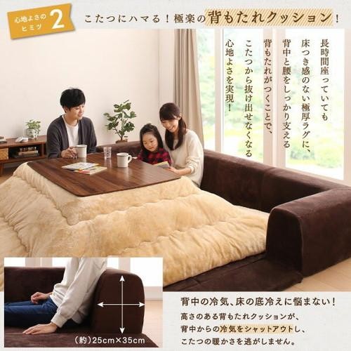 コーナーソファー コの字 L字 ローソファー 座椅子 低い 椅子 こたつ ラグ カーペット おしゃれ 絨毯 安い 厚手 マット 極厚 ふかふか じゅうたん リビング 部屋 床 174×250 3畳 ( ラグ 4人掛け 大人数 ) 地べた 直置き 布張り アンティーク かわいい シャビー 姫系_6