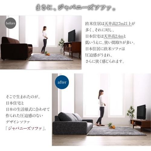 ローソファー 座椅子 低い 椅子 こたつ ソファー おしゃれ 安い 3人掛け ( スリム肘 ローバック ) 165cm 地べた 直置き 布張り モダン クール スタイリッシュ デザイナーズ 高級