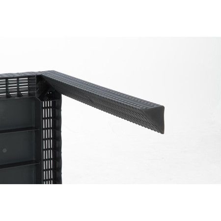 ガーデンテーブル テーブル カフェテーブル アウトドアテーブル BBQテーブル ガーデンファニチャー ガーデン ガーデン家具　バーベキュー　キャンプ　アウトドア　釣り ブラック 黒_3
