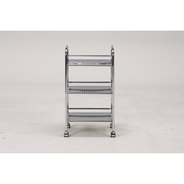 キッチンワゴン キャスター付き 3段 スチールラック メタル 天板