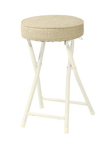 パイプチェア 折りたたみ フォールディングチェア ベージュ 【 スツール 椅子 いす イス チェア チェアー 】【 送料無料 】の通販は 5,036円