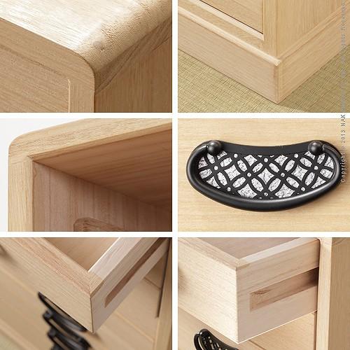 桐たんす 5段 桐タンス 衣装タンス 鍵付き 和風 和 チェスト