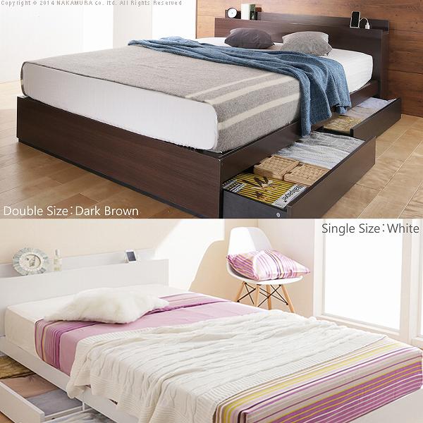 ベッド セミダブル ベット ベッドフレーム おしゃれ 安い 北欧 一人暮らし Sd 収納付き ポケットコイル マットレス付き 引き出し付き チの通販はau Pay マーケット アットカグ