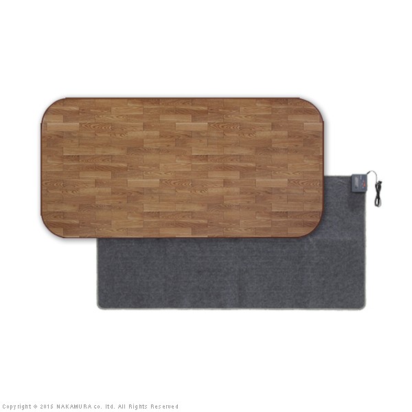 あす着 ホットカーペット 本体 カバー付き 上敷き セット フローリング