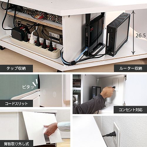 テレビ台 おしゃれ 激安 北欧 ローボード テレビボード 収納 110 コーナー コーナータイプ 角 三角 幅110 背面収納 TVボード TV台 テレビラック_2
