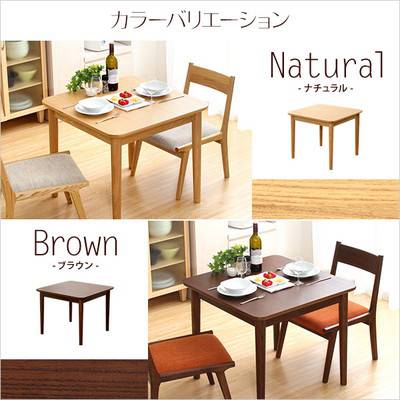 ダイニングテーブル おしゃれ 安い 北欧 食卓 テーブル 単品 正方形 2人用 二人用 コンパクト 小さめ 一人暮らし 75×75 モダン 机 会議用テーブル カフェテーブル ミーティングテーブル_2